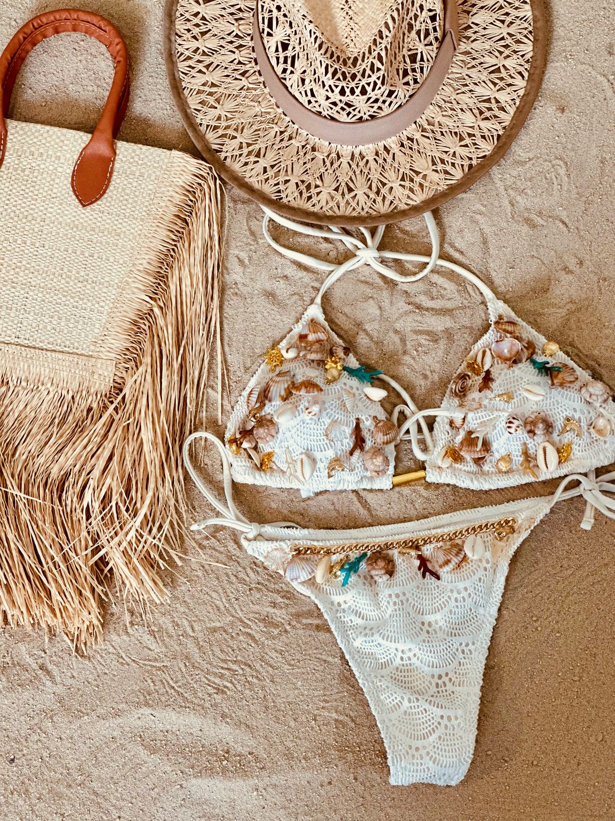 biquíni Seashell Luxe – O Encanto do Mar em Cada Detalhe