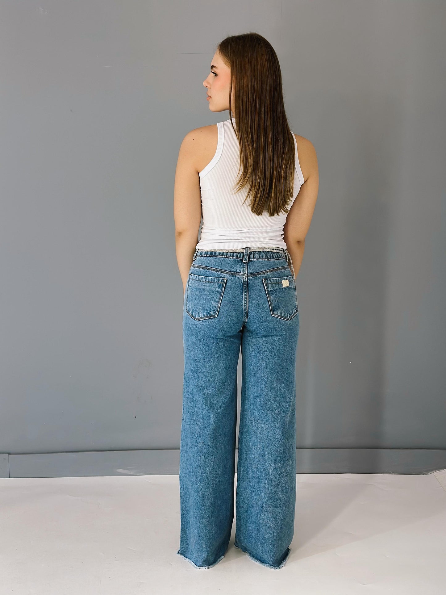 calça brilho