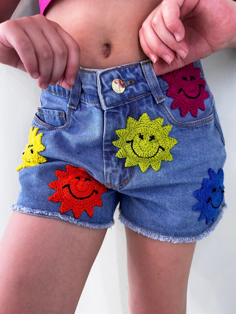 shorts crochê