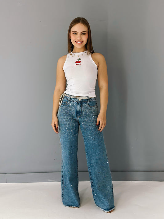 calça brilho
